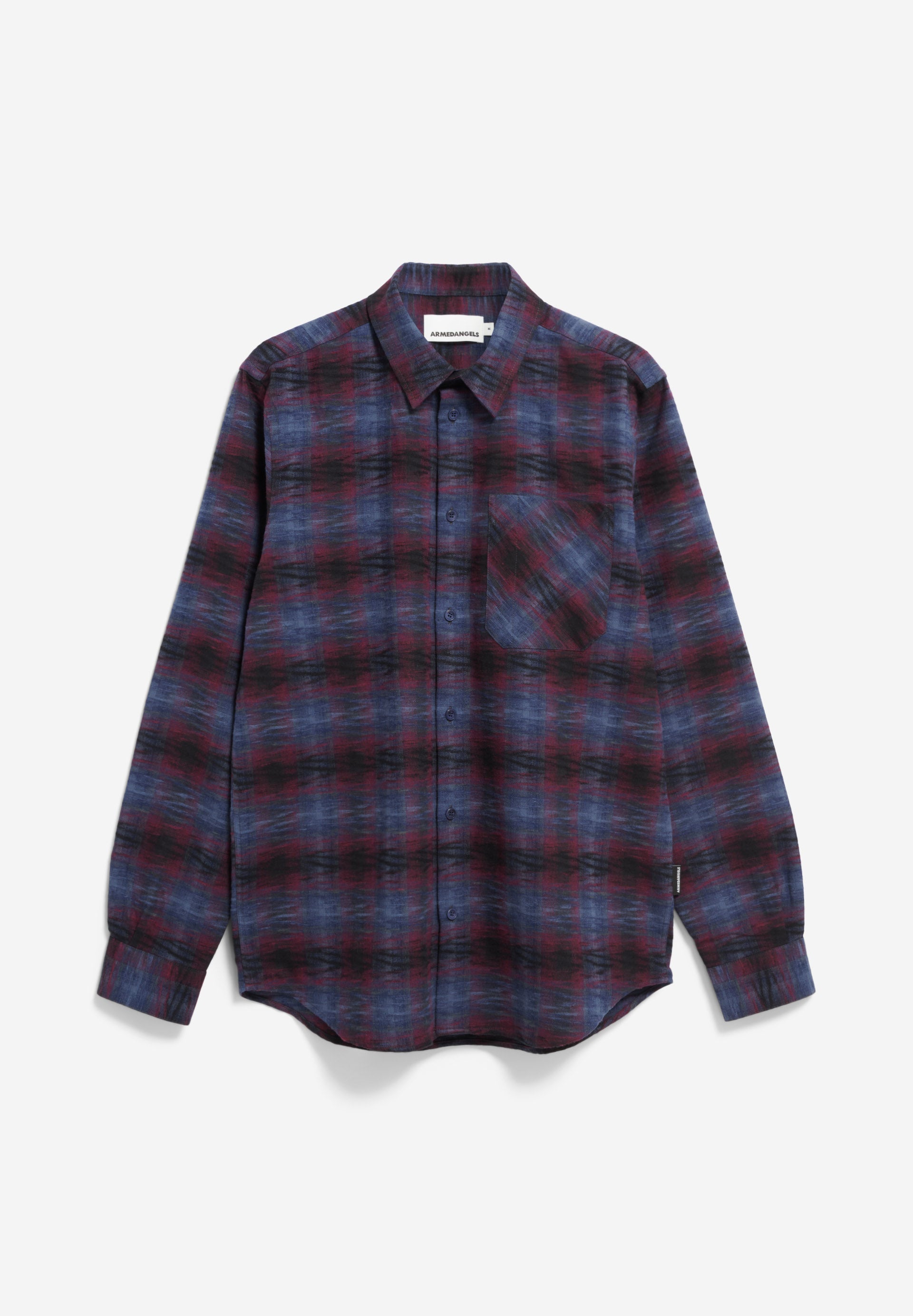 Armedangels - FAALIN Hemd langarm scarlet red - WERTE FREUNDE
