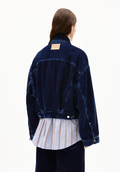 Armedangels - PAASITHE INDIGO CORD Jacken/Outerwear Jeansjacke indigofera - WERTE FREUNDE