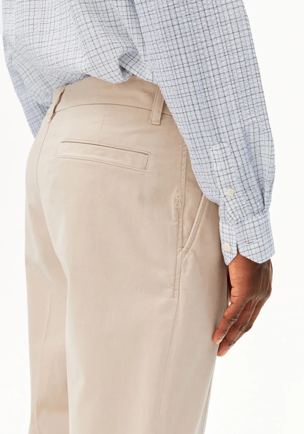 Armedangels - TAAMIR PLISSIERTE CHINOHOSE sandstone - WERTE FREUNDE