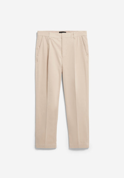 Armedangels - TAAMIR PLISSIERTE CHINOHOSE sandstone - WERTE FREUNDE