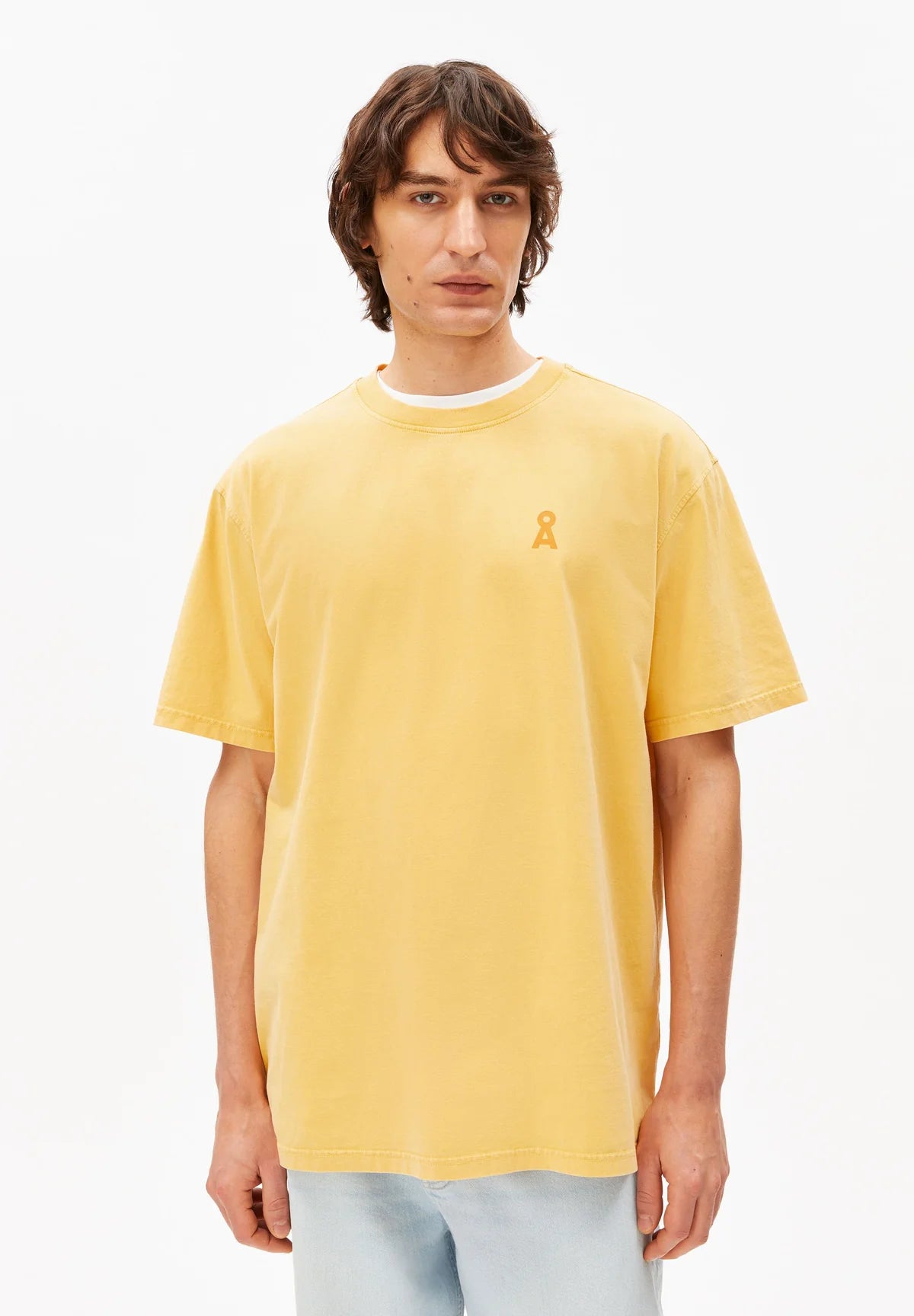 Armedangels - ICONIC Å MAARKOS GD T-SHIRT sunflower washed - WERTE FREUNDE