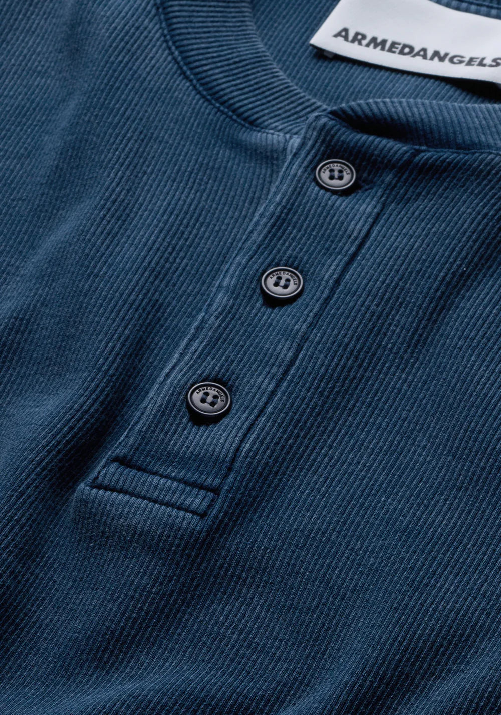 Armedangels - HENLY GMT DYE LANGARMSHIRT night sky washed - WERTE FREUNDE