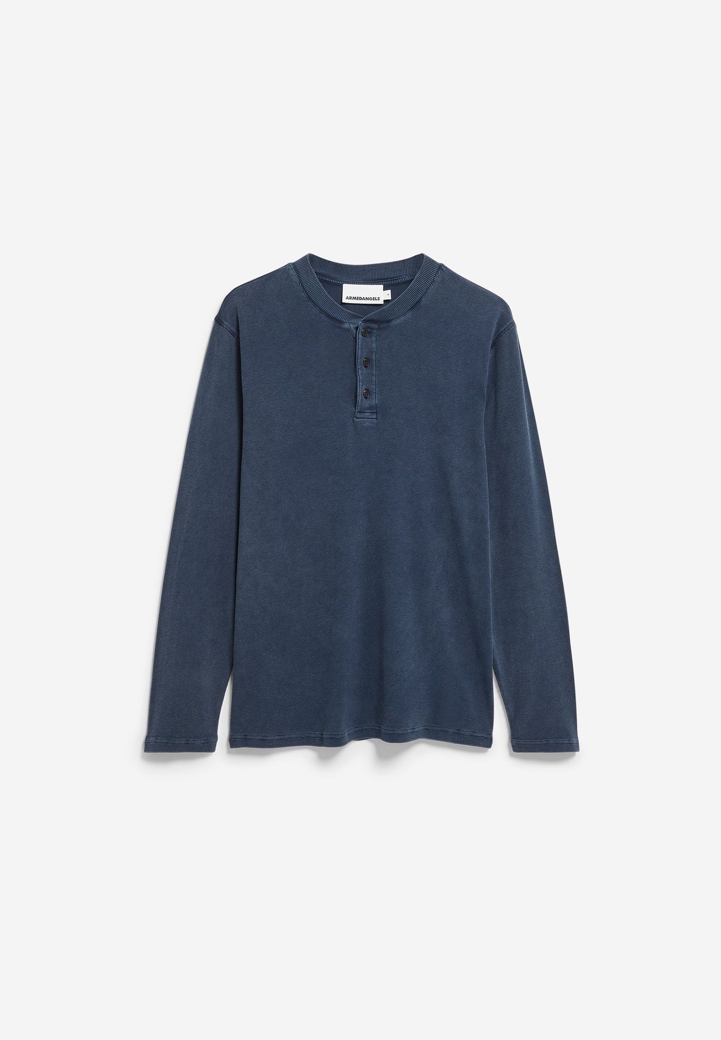 Armedangels - HENLY GMT DYE LANGARMSHIRT night sky washed - WERTE FREUNDE