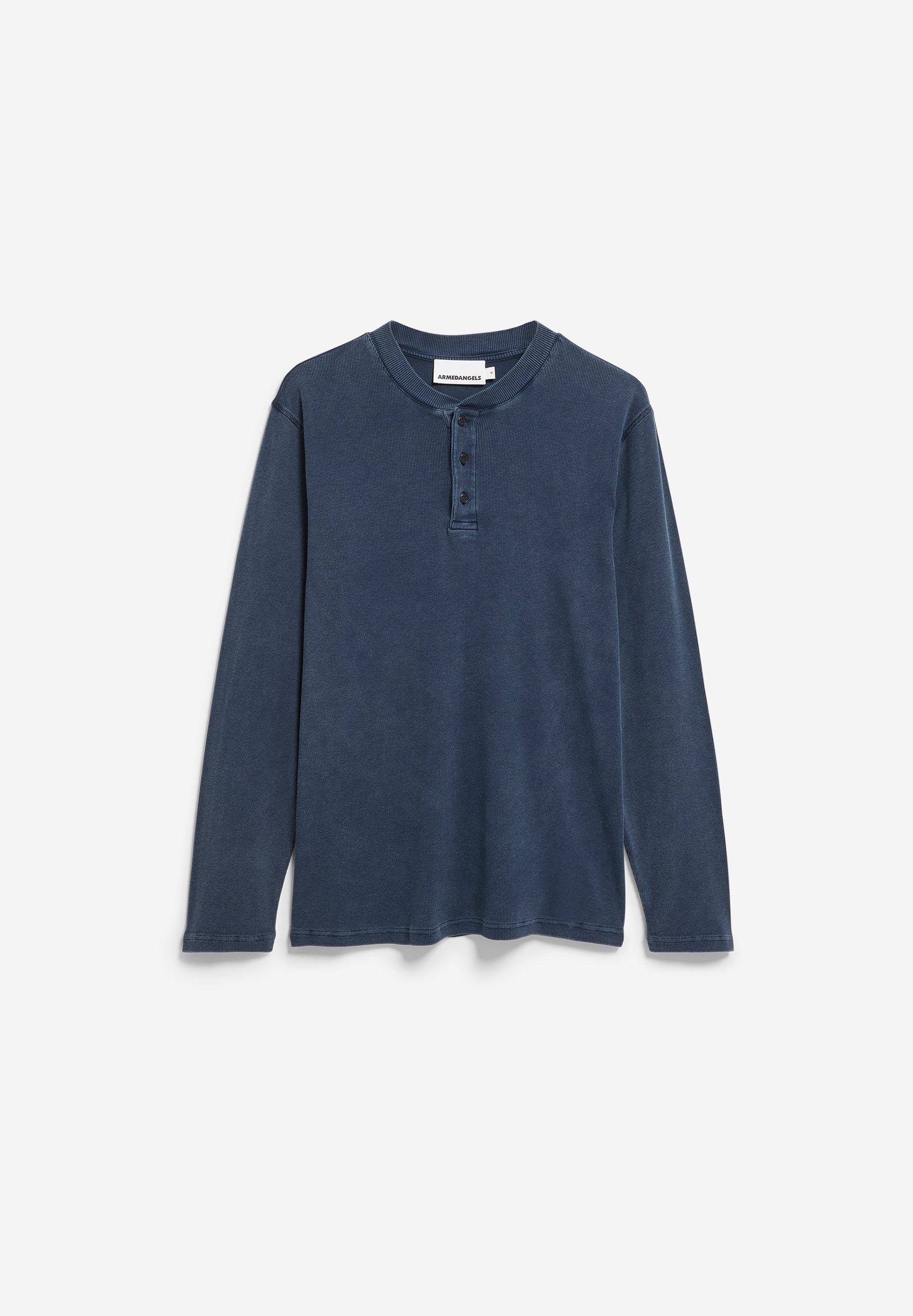 Armedangels - HENLY GMT DYE LANGARMSHIRT night sky washed - WERTE FREUNDE
