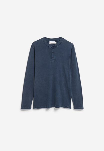 Armedangels - HENLY GMT DYE LANGARMSHIRT night sky washed - WERTE FREUNDE
