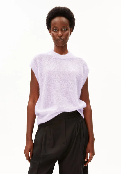 Armedangels - MOHAIR BLEND KNIT VEST moonlit lilac
