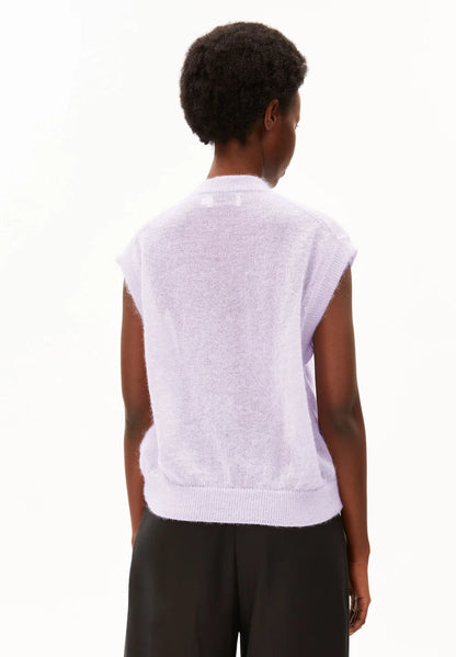 Armedangels - MOHAIR BLEND KNIT VEST moonlit lilac