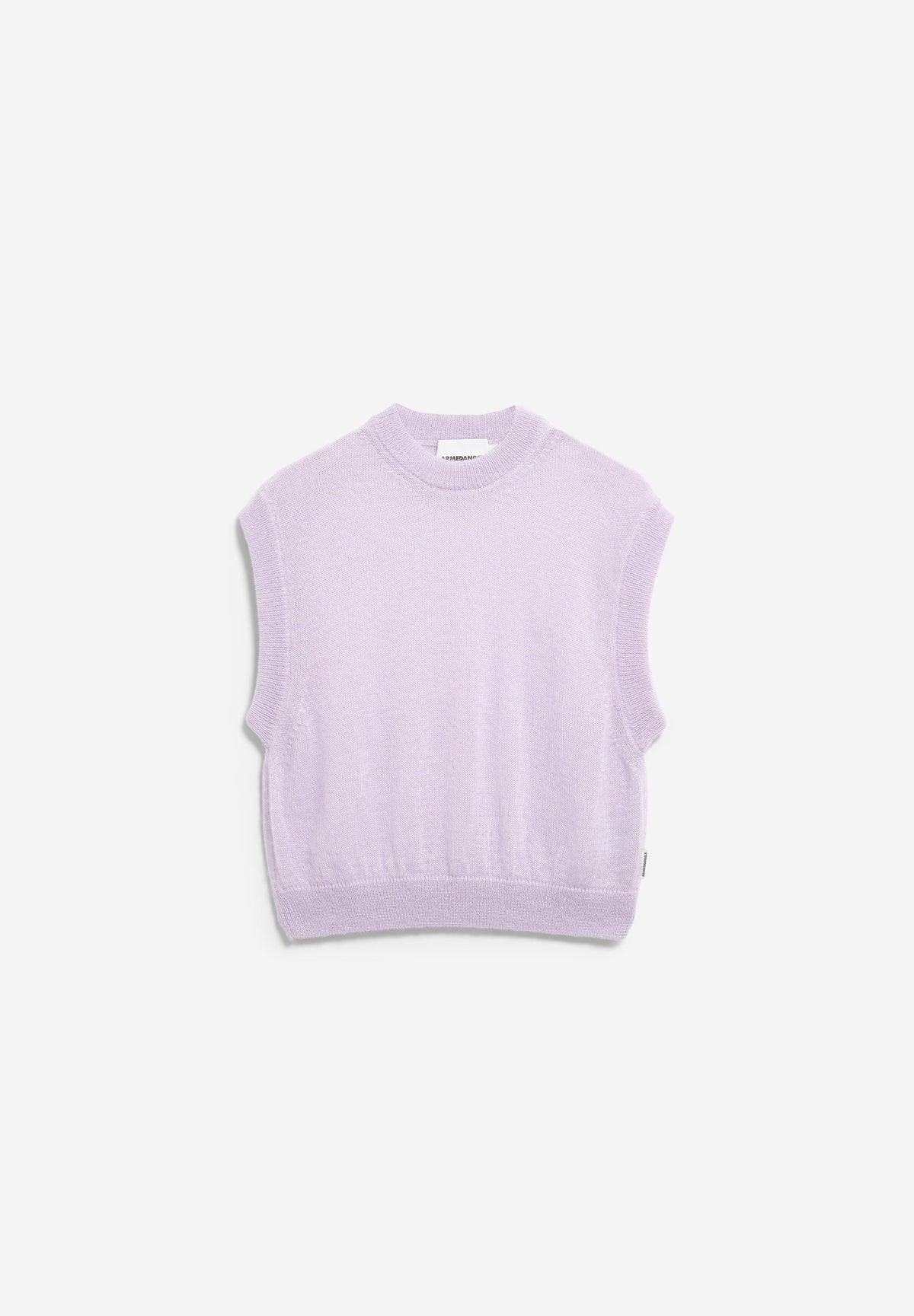 Armedangels - MOHAIR BLEND KNIT VEST moonlit lilac - WERTE FREUNDE