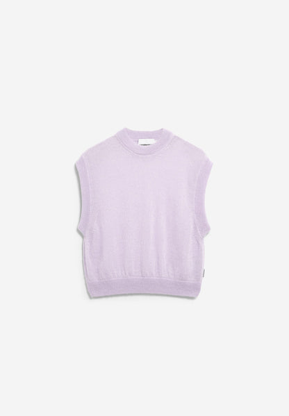 Armedangels - MOHAIR BLEND KNIT VEST moonlit lilac - WERTE FREUNDE