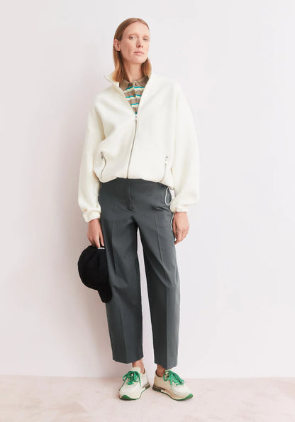Armedangels - BARREL LEG TWILL PANT space steel - WERTE FREUNDE
