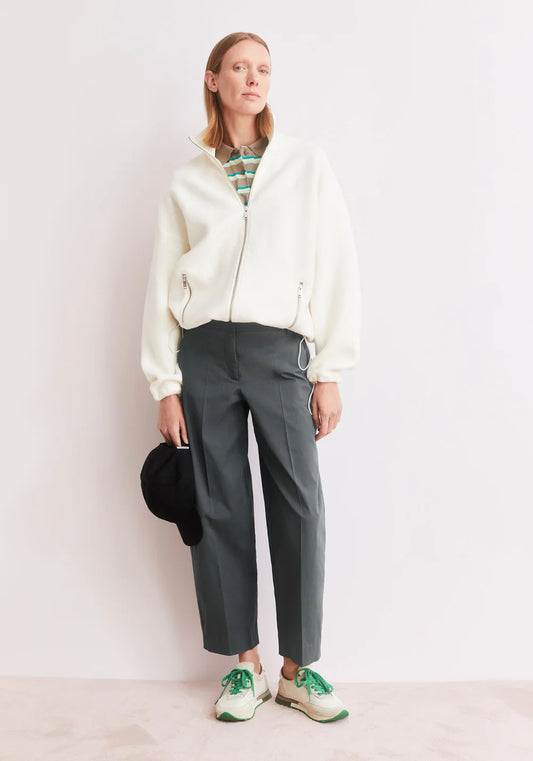 Armedangels - BARREL LEG TWILL PANT space steel - WERTE FREUNDE