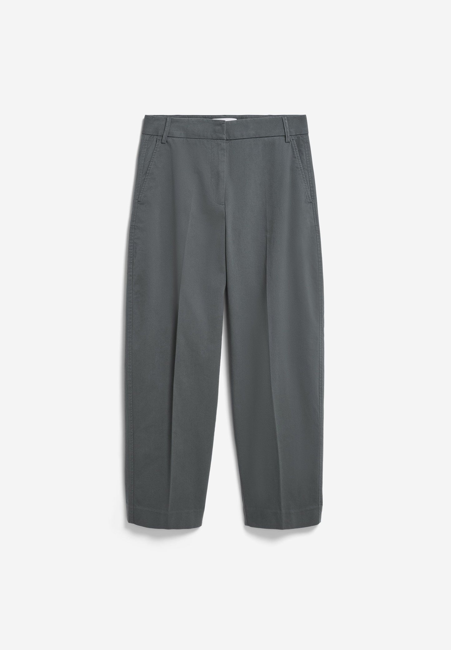Armedangels - BARREL LEG TWILL PANT space steel - WERTE FREUNDE