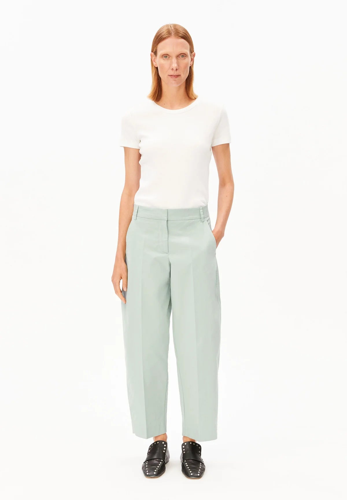 Armedangels - BARREL TWILLHOSE foam - WERTE FREUNDE