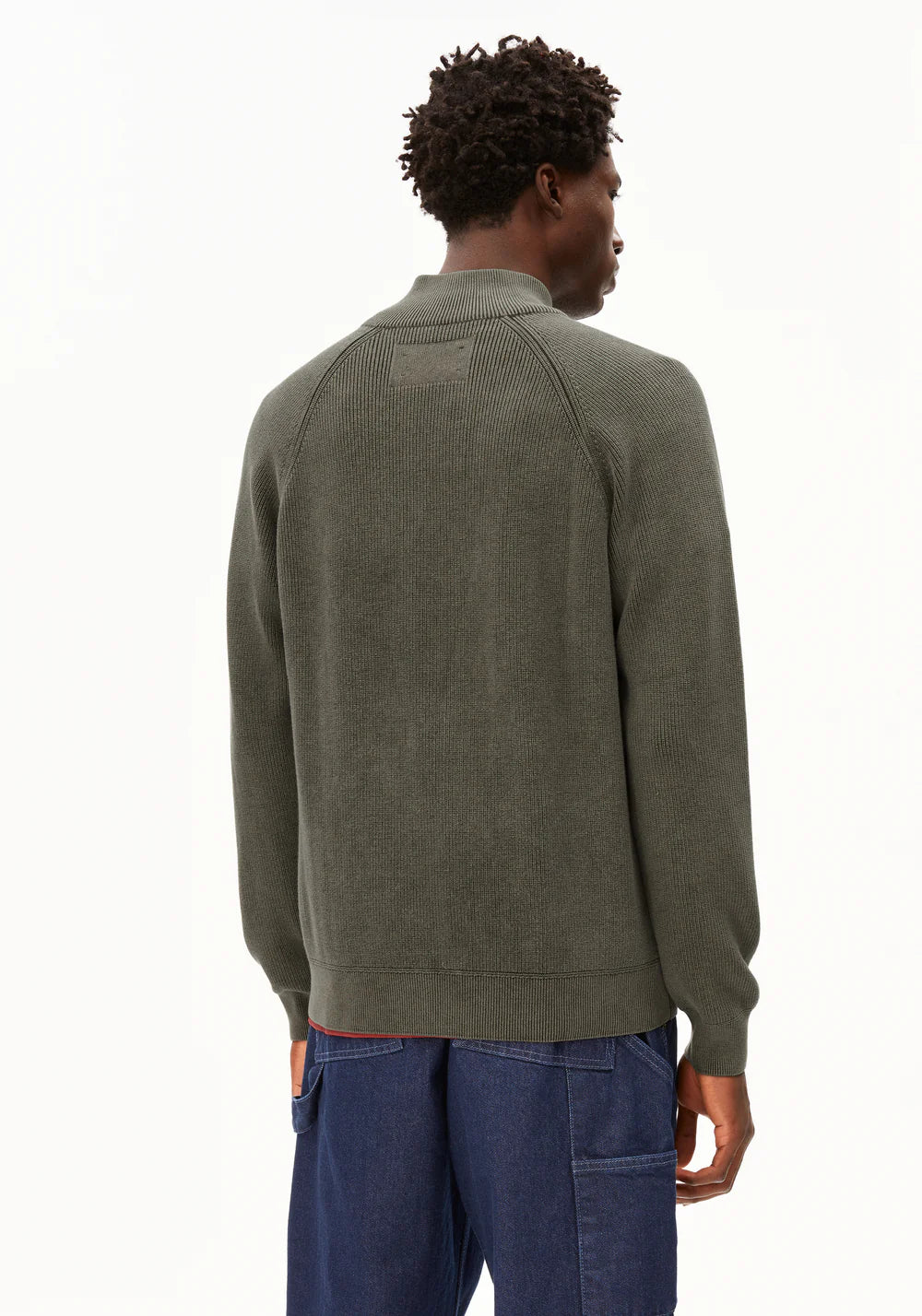 Armedangels - AARTYOM GMT DYE Strick Pullover forest pine - WERTE FREUNDE