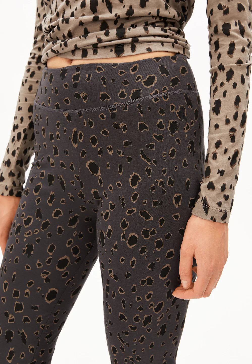Armedangels - LEO REHMAA LEGGINGS dark steel - WERTE FREUNDE