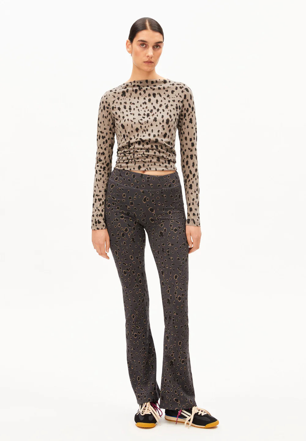 Armedangels - LEO REHMAA LEGGINGS dark steel - WERTE FREUNDE