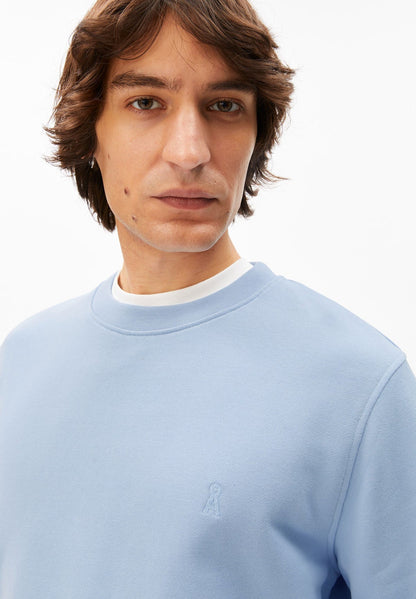 Armedangels - BAARO LOOP SWEATSHIRT wedgwood - WERTE FREUNDE