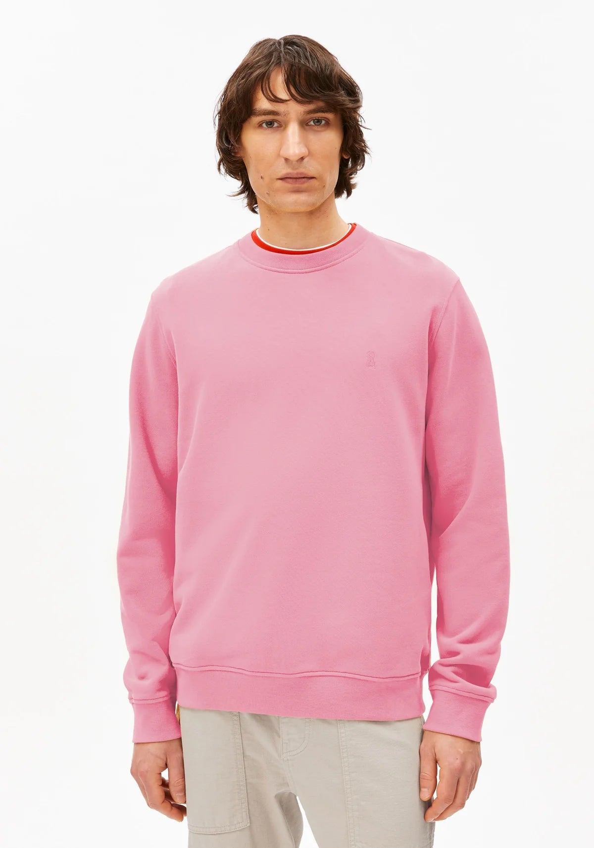 Armedangels - BAARO LOOP SWEATSHIRT washed berry - WERTE FREUNDE