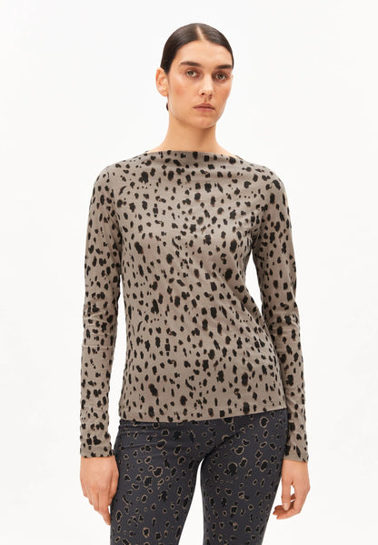 Armedangels - LEO LANGARMSHIRT walnut cream - WERTE FREUNDE