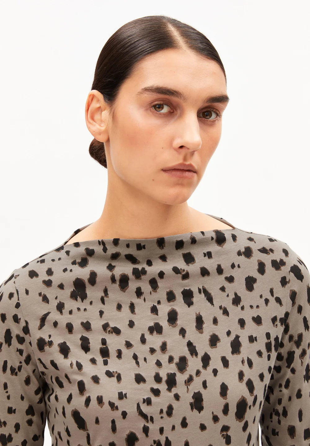 Armedangels - LEO LANGARMSHIRT walnut cream - WERTE FREUNDE