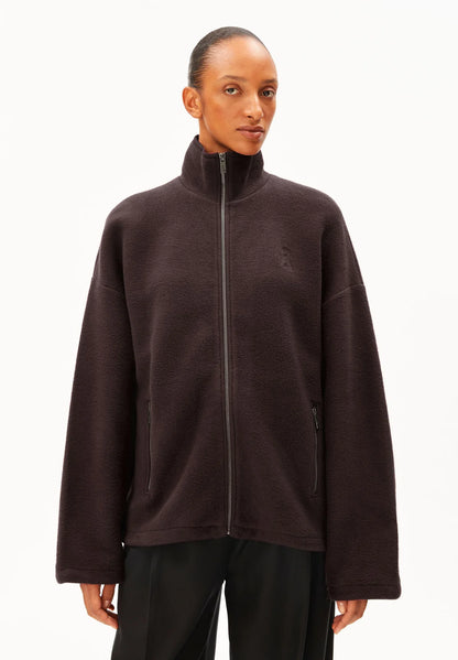 Armedangels - COTTON FLEECE JACKET claystone