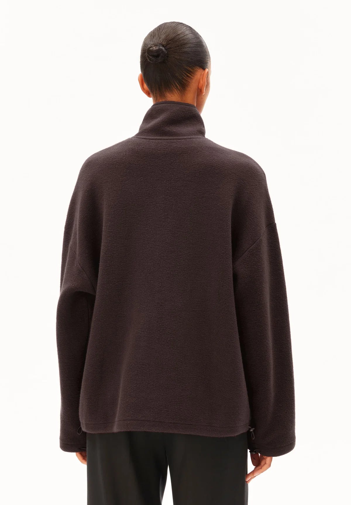 Armedangels - COTTON FLEECE JACKET claystone