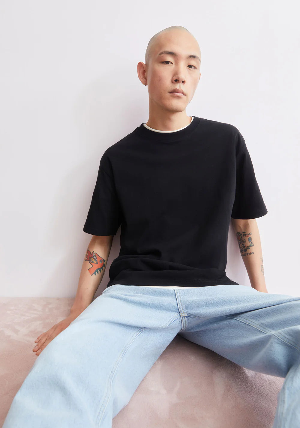 Armedangels - MAARKOS HEAVY WEIGHT T-SHIRT black - WERTE FREUNDE