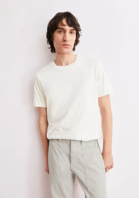 Armedangels - JAAMES T-SHIRT oatmilk - WERTE FREUNDE