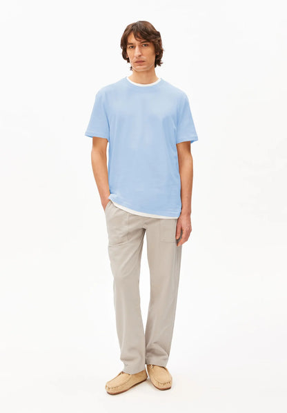 Armedangels - JAAMES T-SHIRT wedgwood - WERTE FREUNDE