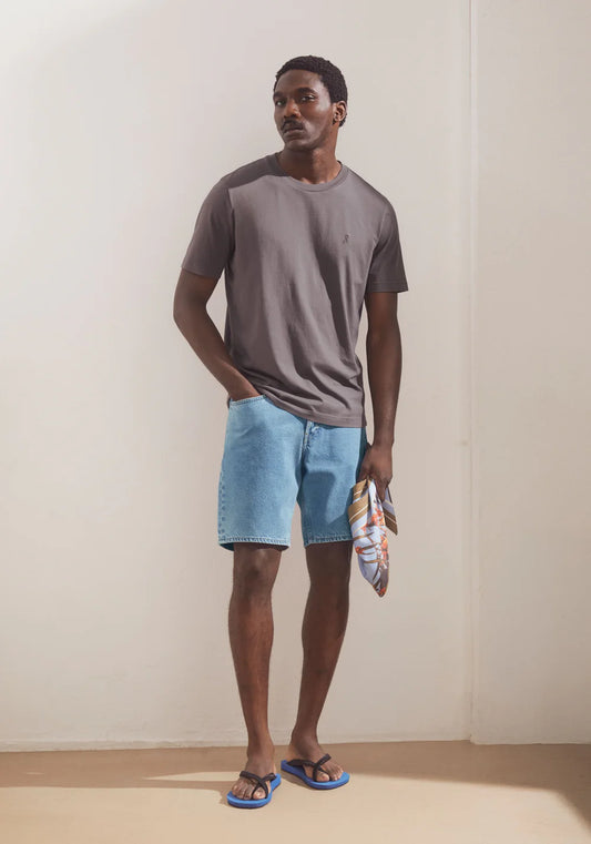 Armedangels - JAAMES T-SHIRT granit - WERTE FREUNDE