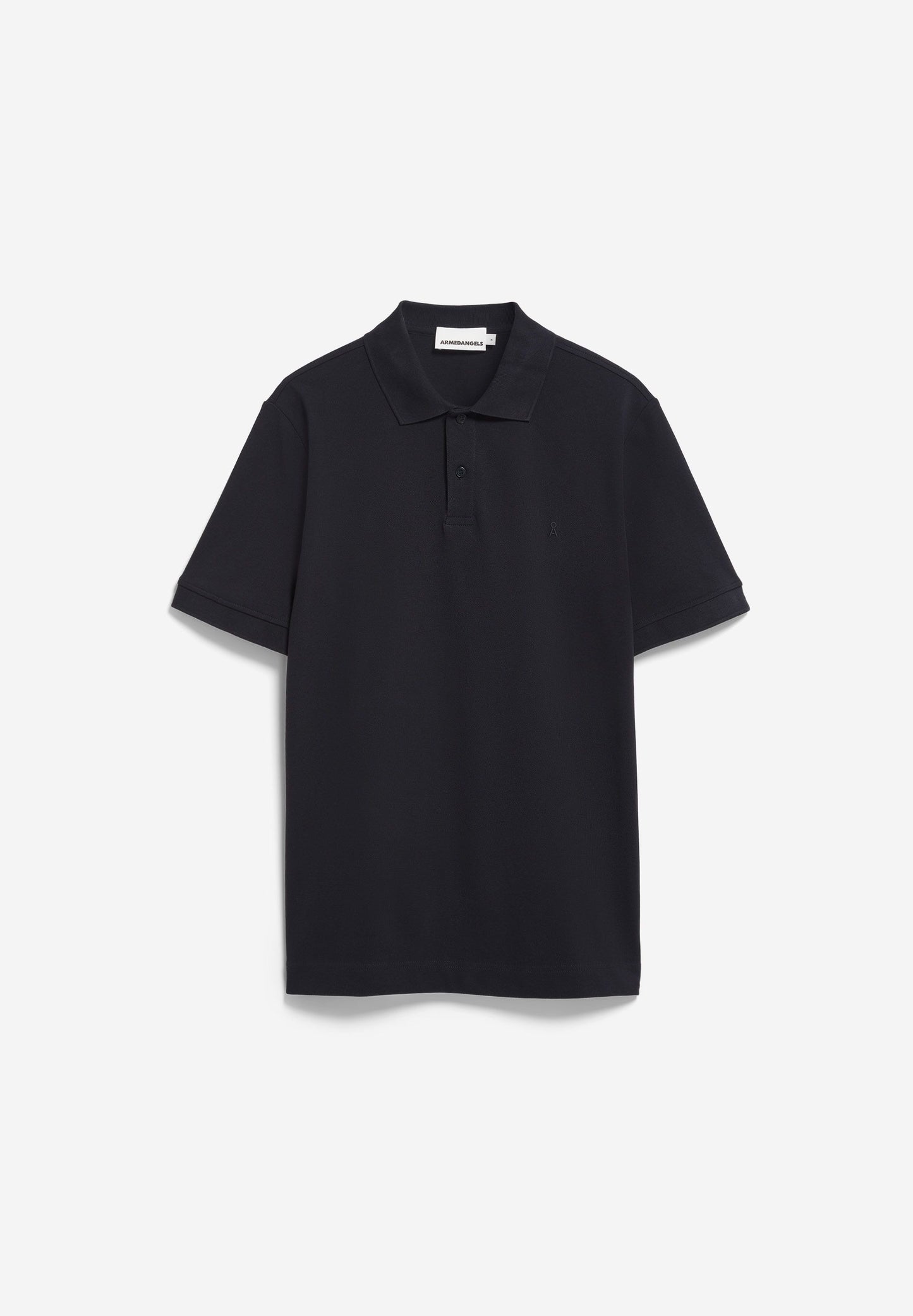 Armedangels - MAARIO POLOSHIRT black - WERTE FREUNDE