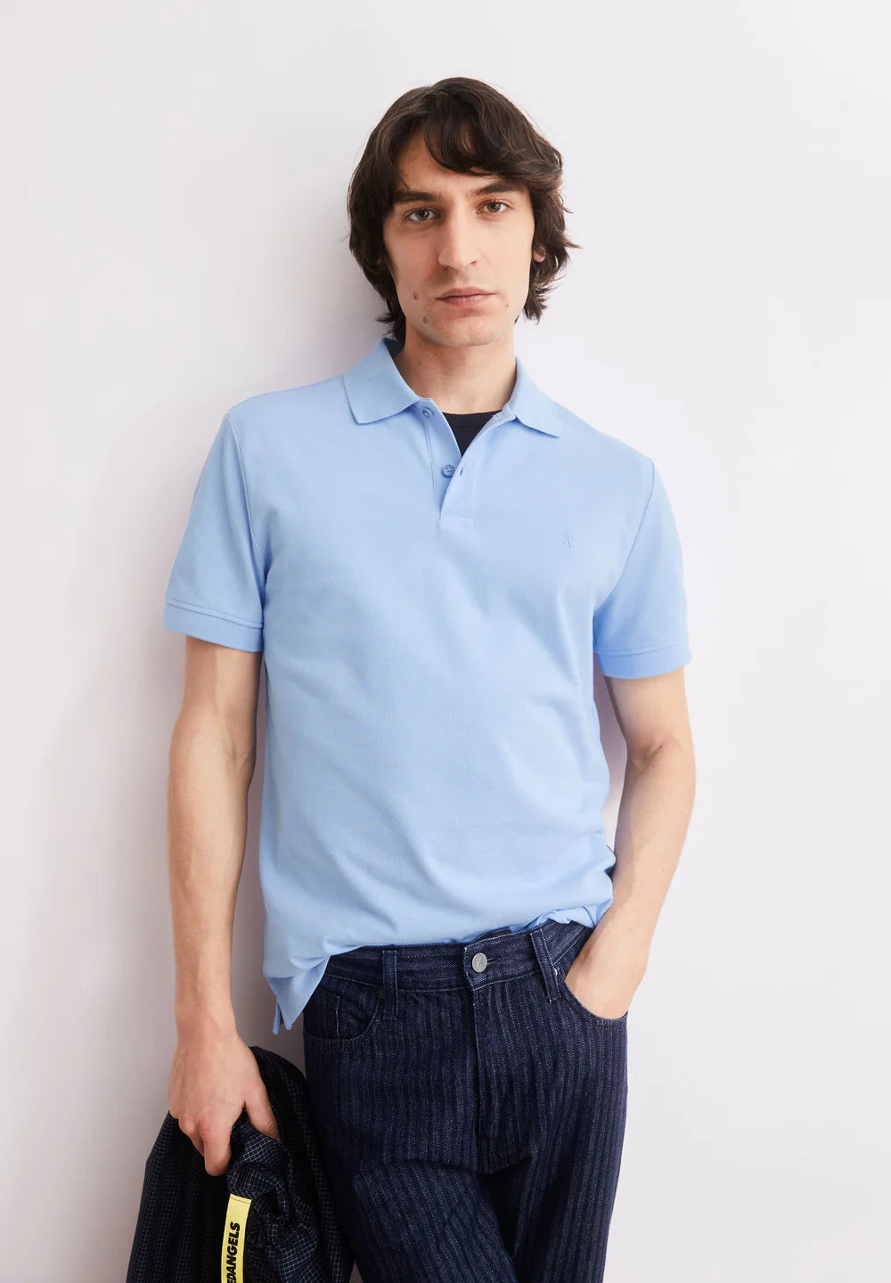 Armedangels - MAARIO POLOSHIRT wedgwood - WERTE FREUNDE