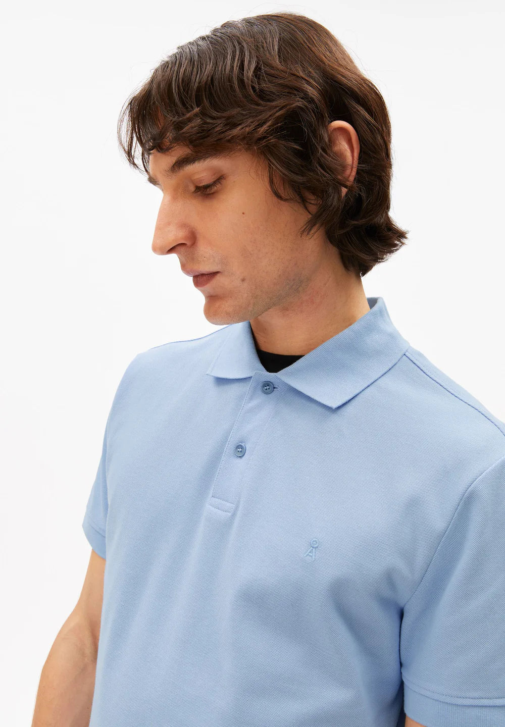 Armedangels - MAARIO POLOSHIRT wedgwood - WERTE FREUNDE