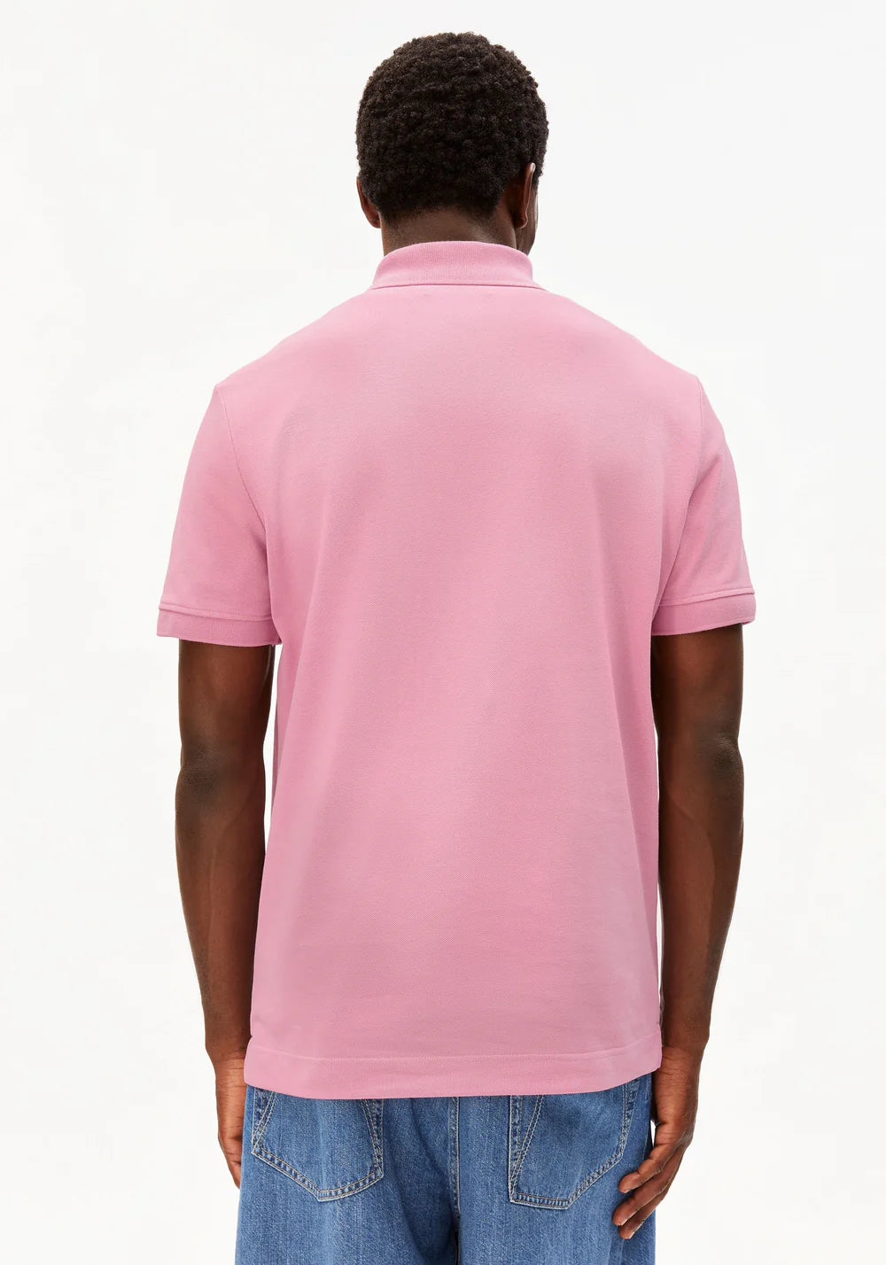 Armedangels - MAARIO POLOSHIRT washed berry - WERTE FREUNDE