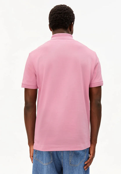 Armedangels - MAARIO POLOSHIRT washed berry - WERTE FREUNDE