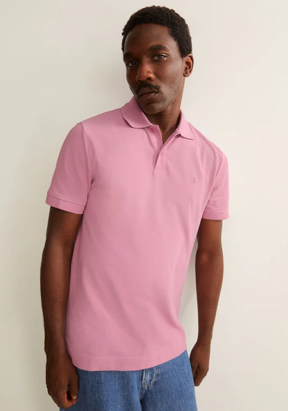 Armedangels - MAARIO POLOSHIRT washed berry - WERTE FREUNDE