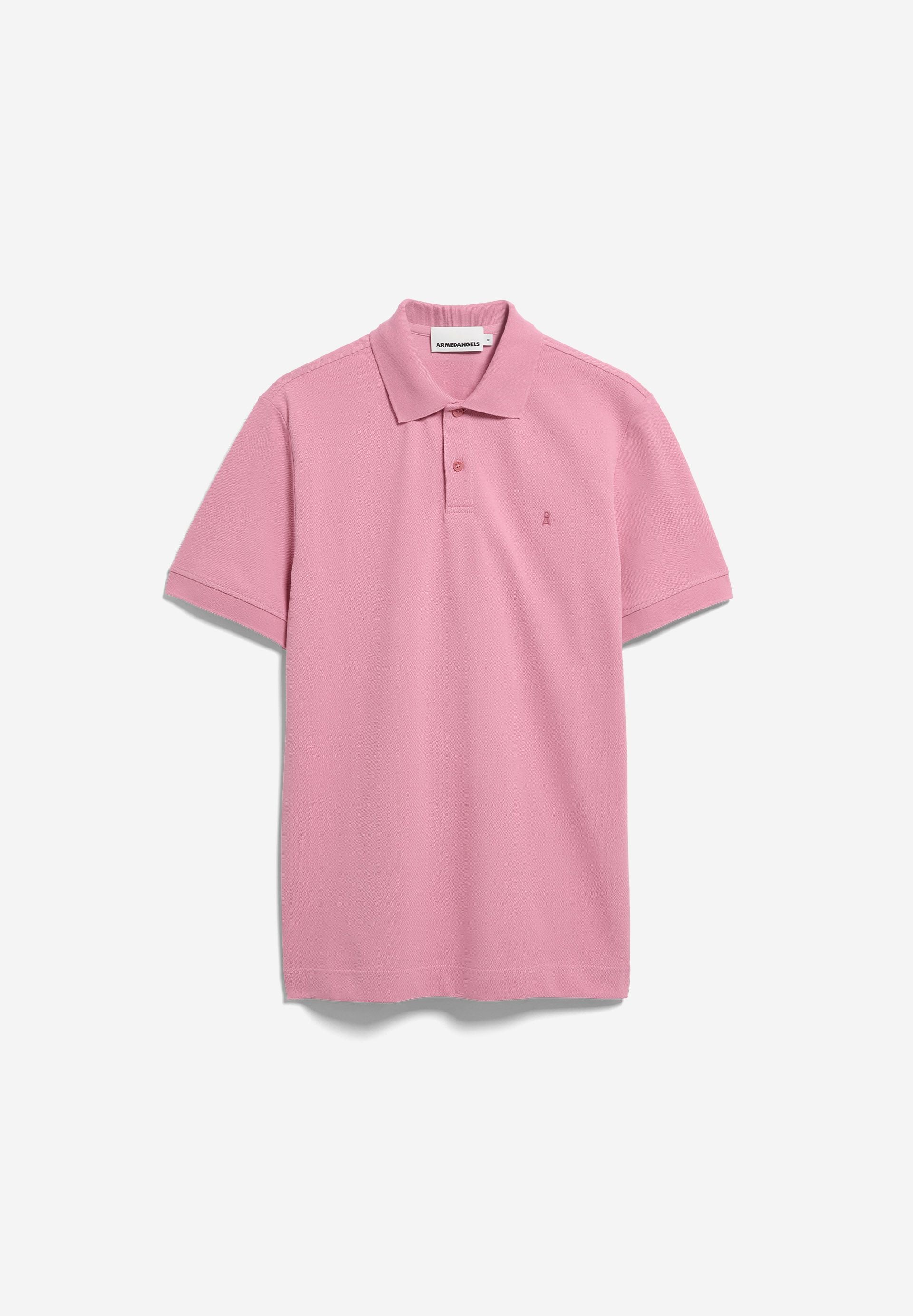 Armedangels - MAARIO POLOSHIRT washed berry - WERTE FREUNDE