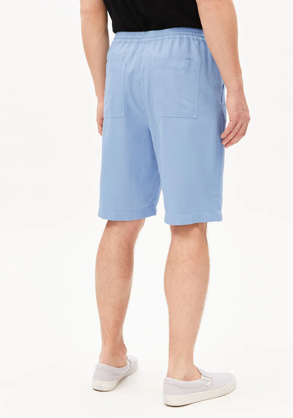 Armedangels - COTTON LINO SHORT wedgwood - WERTE FREUNDE