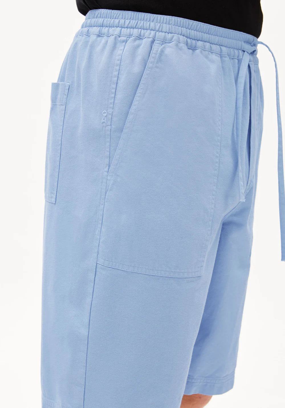 Armedangels - COTTON LINO SHORT wedgwood - WERTE FREUNDE
