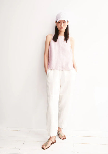 Armedangels - PURE LINEN BLOUSE TOP pink mist - WERTE FREUNDE