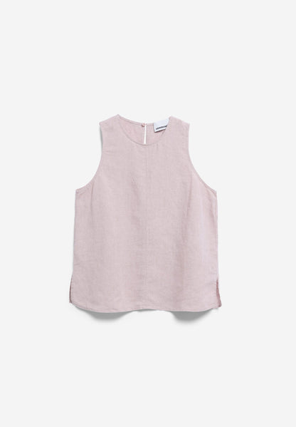 Armedangels - PURE LINEN BLOUSE TOP pink mist - WERTE FREUNDE