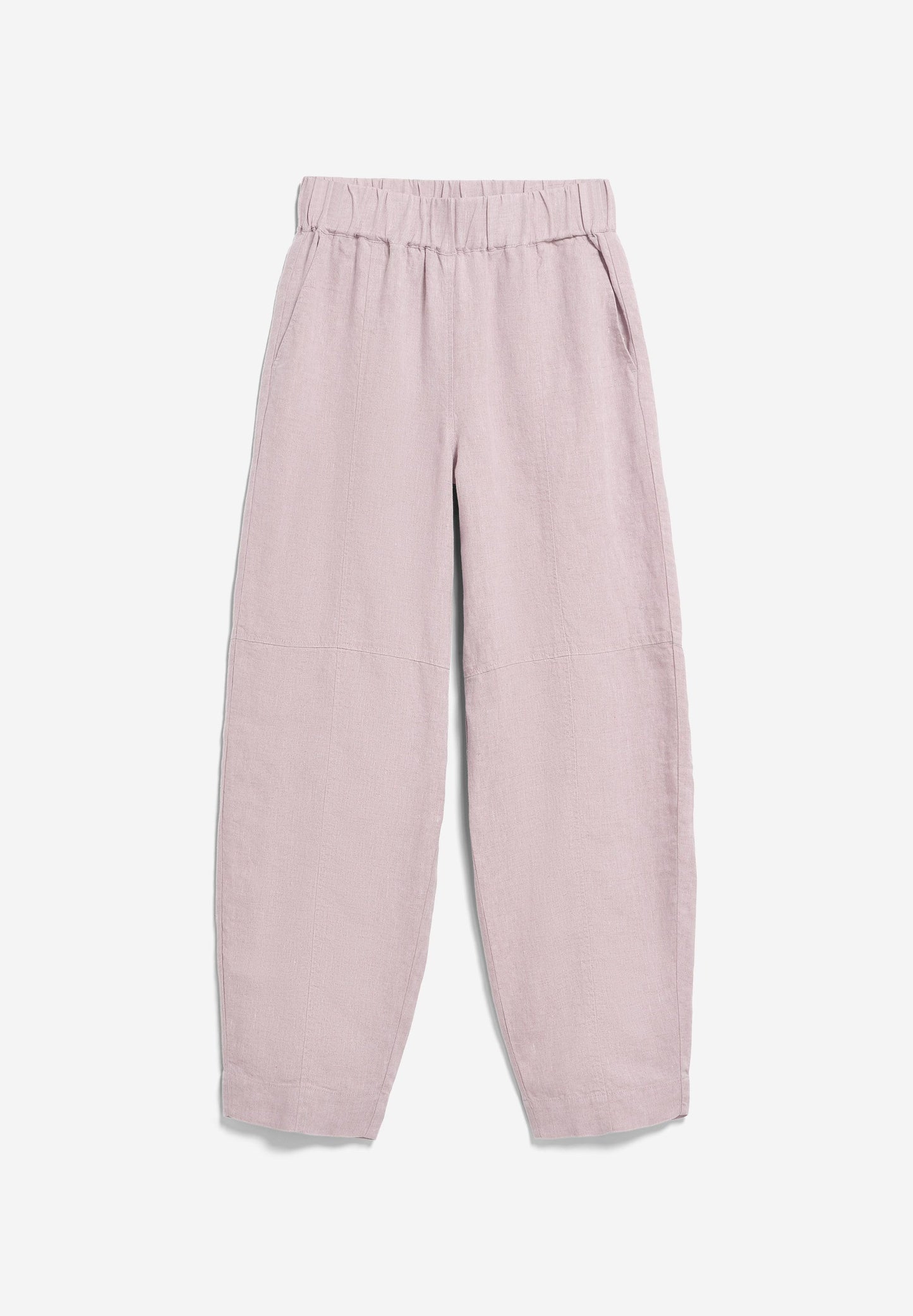 Armedangels - PURE LINEN PULL ON BARREL PANT pink mist - WERTE FREUNDE