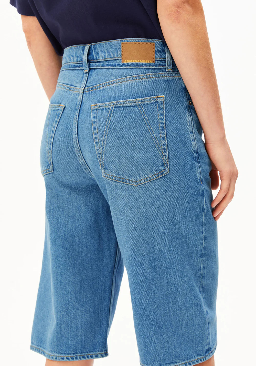 Armedangels - DAANY BAGGY DENIM SHORT laguna - WERTE FREUNDE