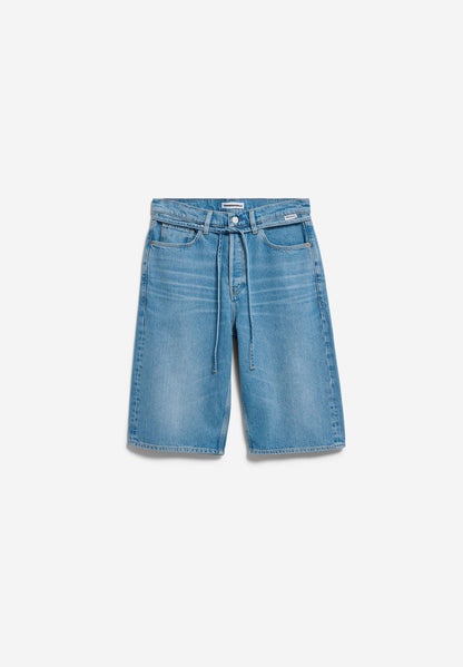 Armedangels - DAANY BAGGY DENIM SHORT laguna - WERTE FREUNDE