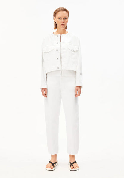 Armedangels - LOOSE DENIM JACKET white - WERTE FREUNDE