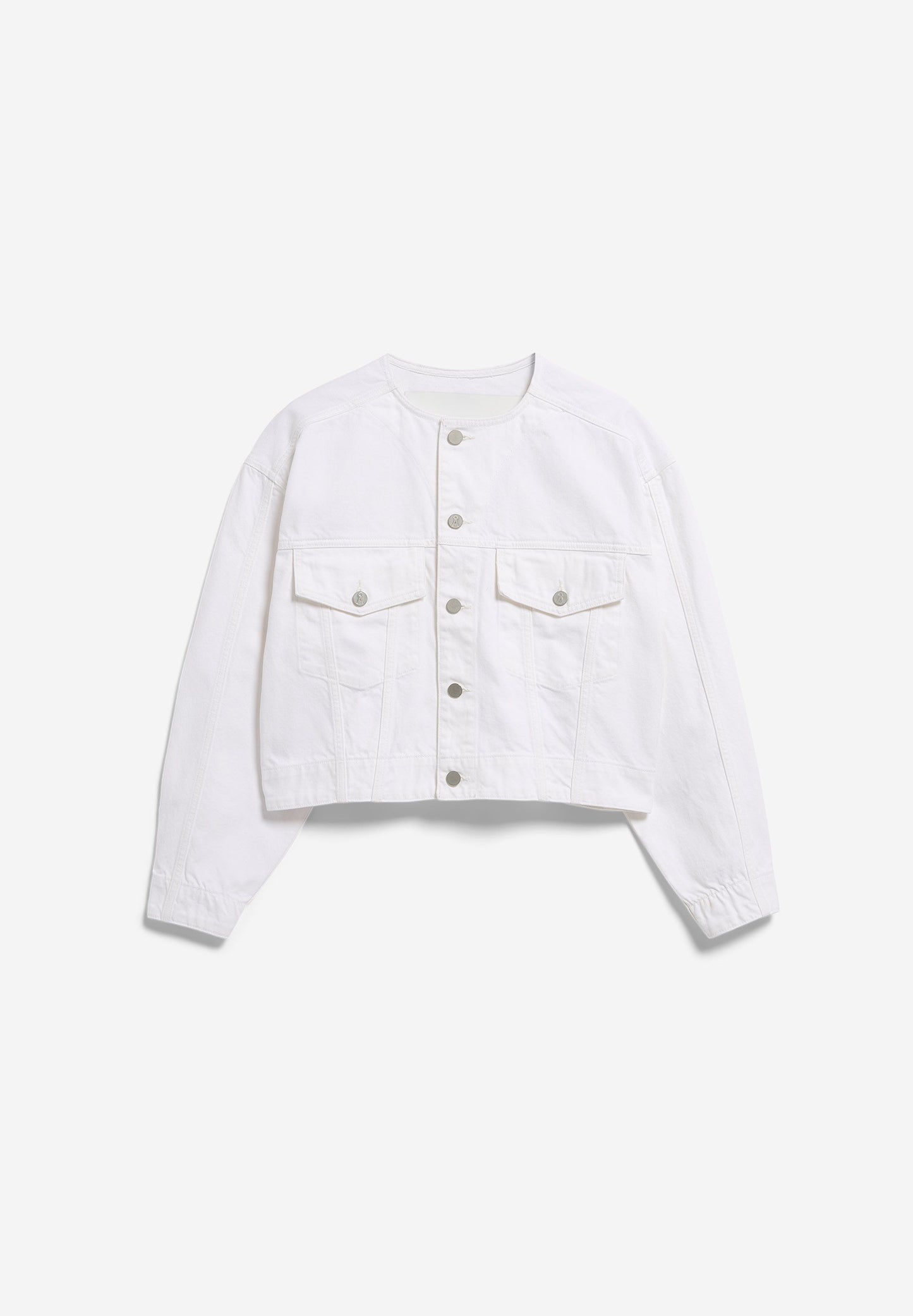Armedangels - LOOSE DENIM JACKET white - WERTE FREUNDE