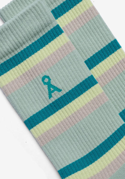 Armedangels - STRIPE SOCKS foam - WERTE FREUNDE
