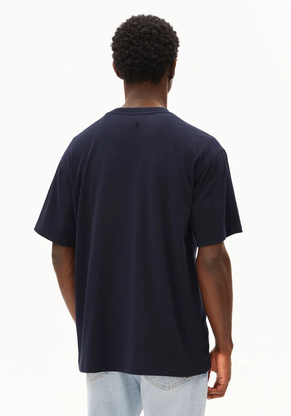 Armedangels - MAARKOS MID WEIGHT T-SHIRT night sky - WERTE FREUNDE