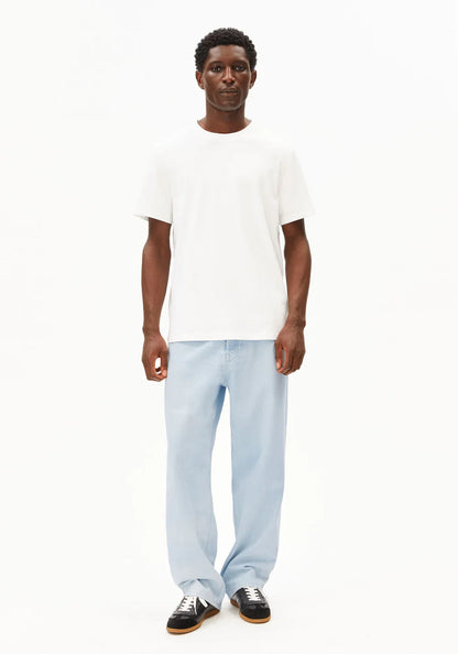 Armedangels - MAARKOS MID WEIGHT T-SHIRT white - WERTE FREUNDE