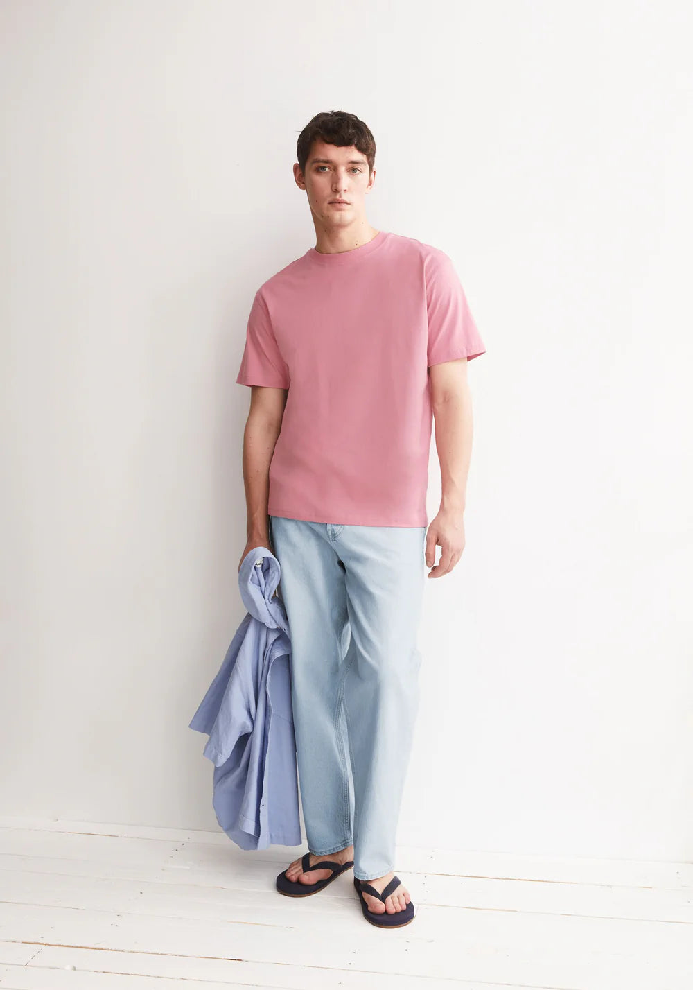 Armedangels - MAARKOS MID WEIGHT T-SHIRT washed berry - WERTE FREUNDE